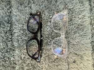 Chrome Hearts Style Decorative Eyeglasses (Black and Clear)
